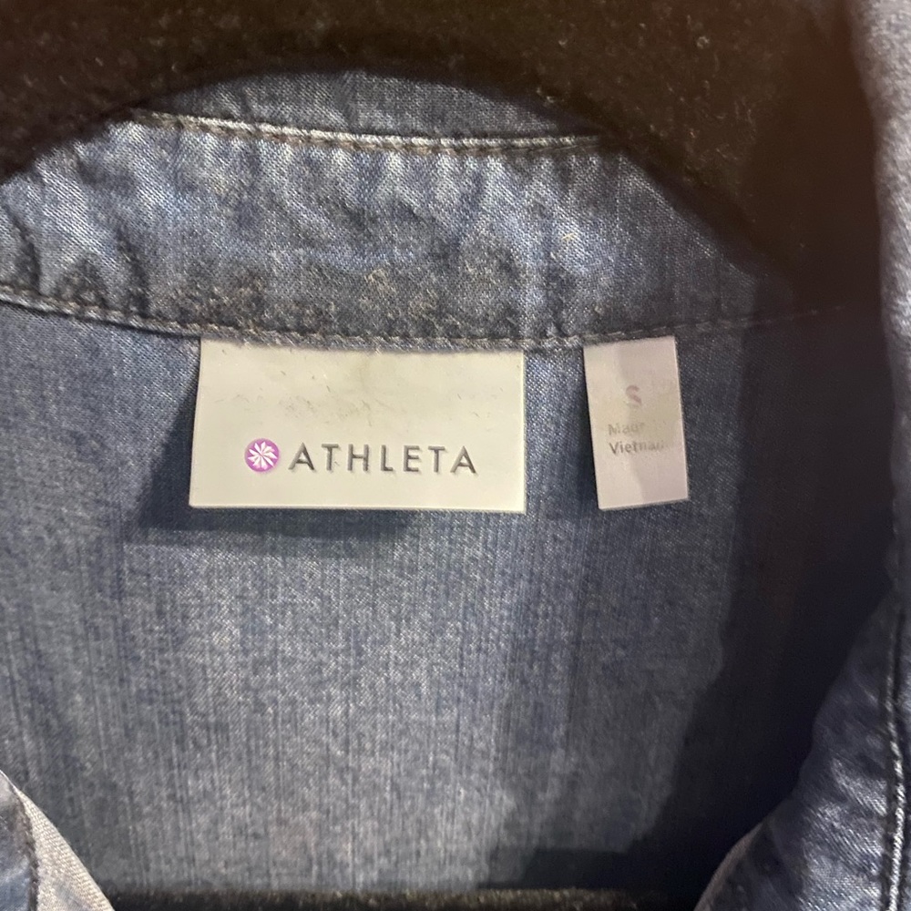 Athleta Denim Shirt Dress - Picture 9 of 9